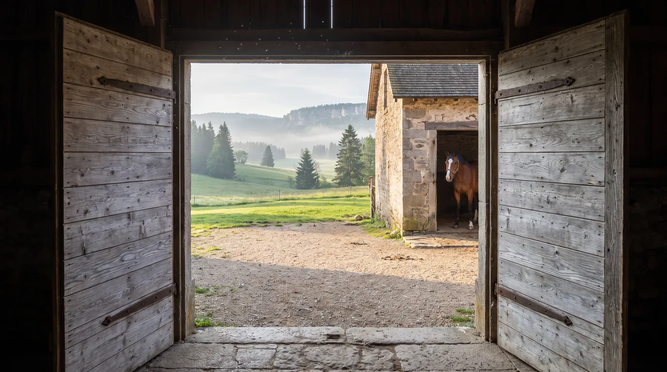 Entrée, Les Crinières d'Ange, centre équestre à La Motte-Servolex