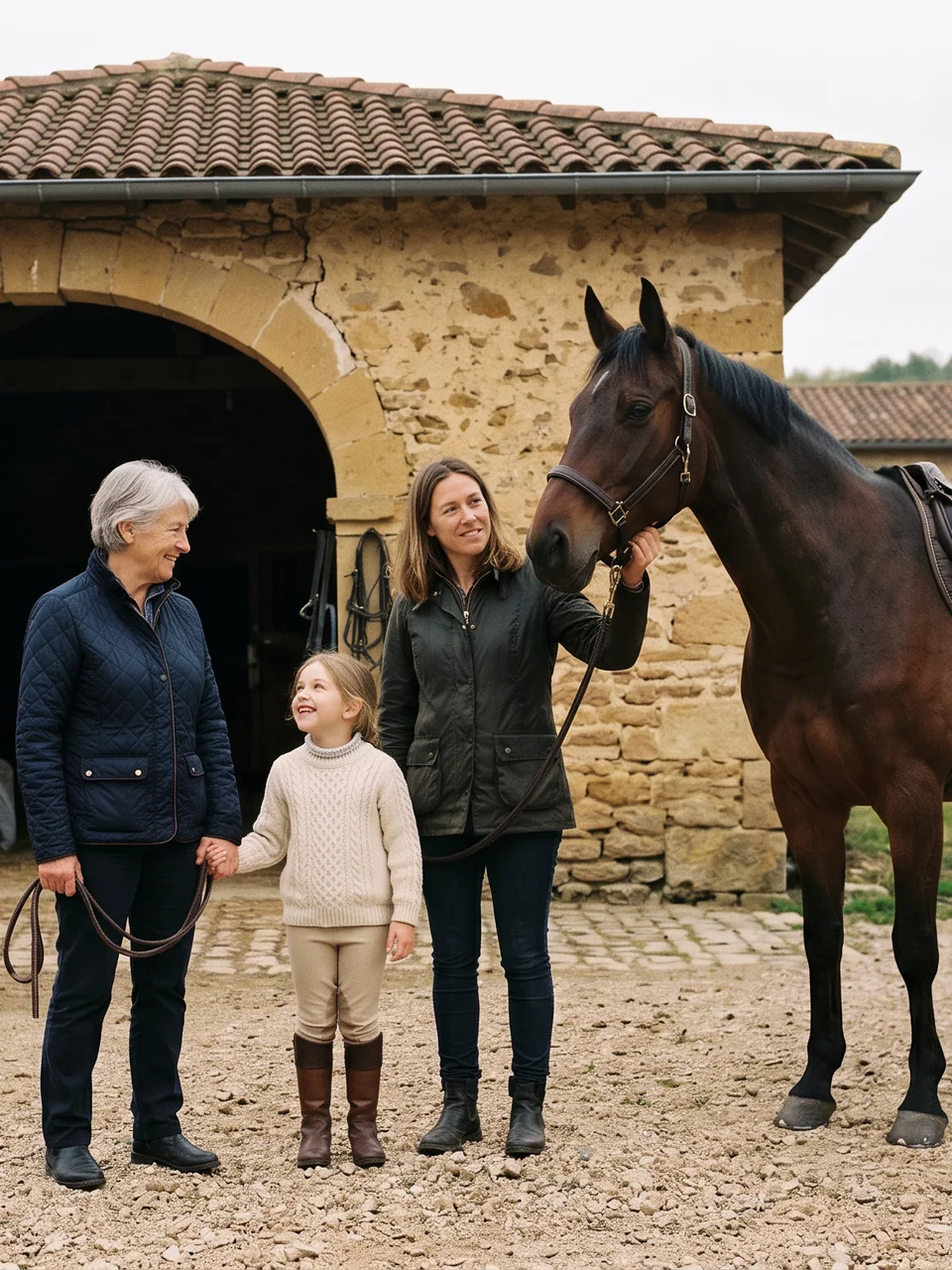 L'équipe, Les Crinières d'Ange, centre équestre à La Motte-Servolex